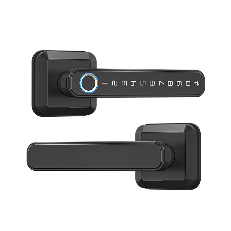 Tuya T3 Smart Finger Print  Deadbolt Door Handle Lock Best for Home and Hotel